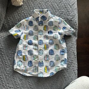 Polo by Ralph Lauren Multicolor Shirt Print Button-Up